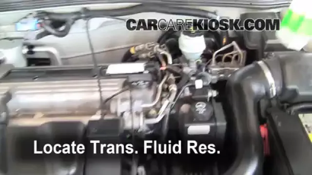 2005 Pontiac Sunfire 2.2L 4 Cyl. Liquide de transmission Vérifier le niveau de liquide